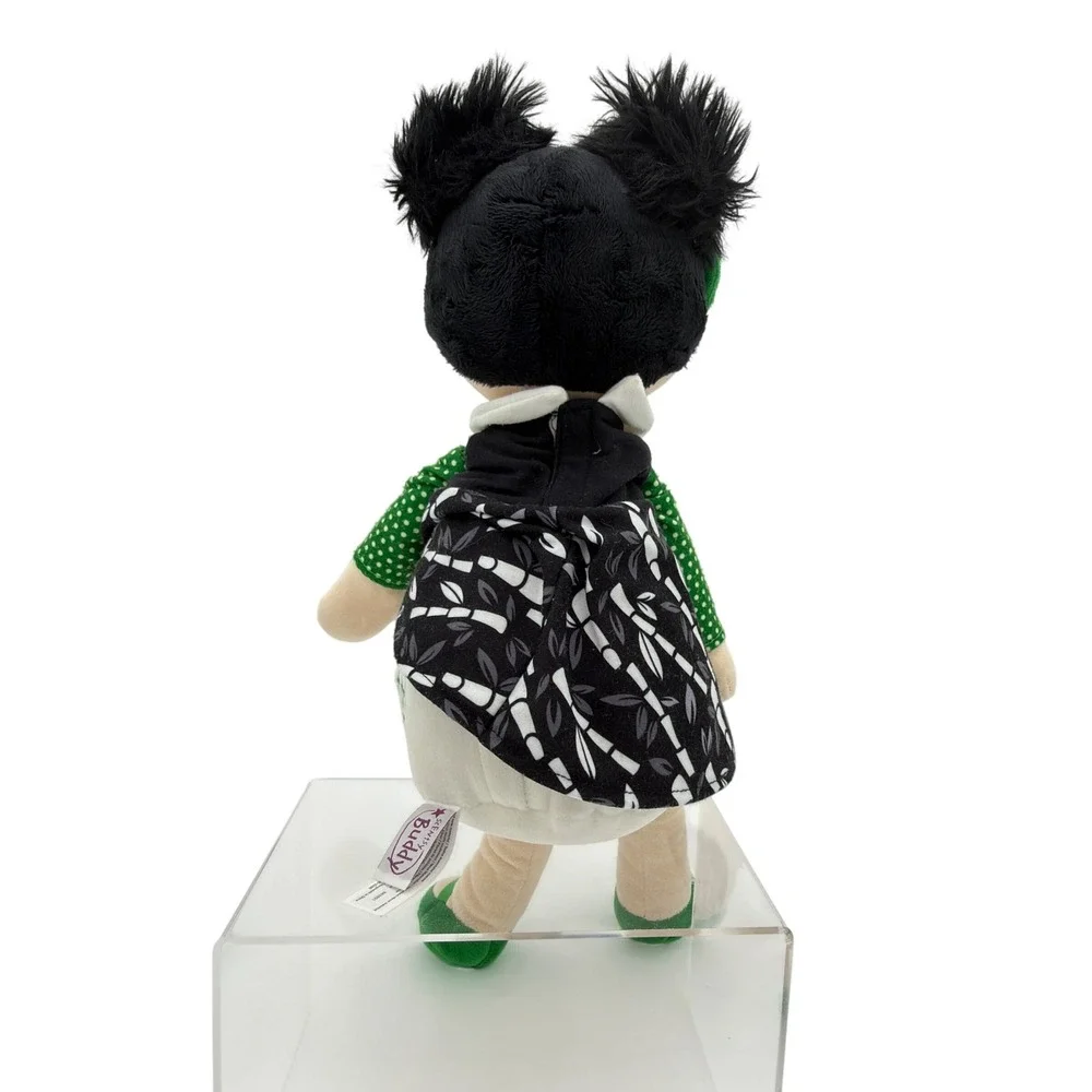Scentsy Buddy Plush‎ Girl Doll w Panda Stuffed Toy 17
